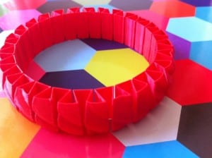 3d printing red bracelet