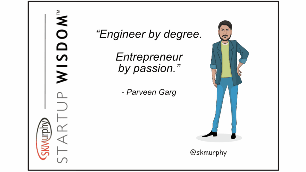 Entrepreneur by passion
